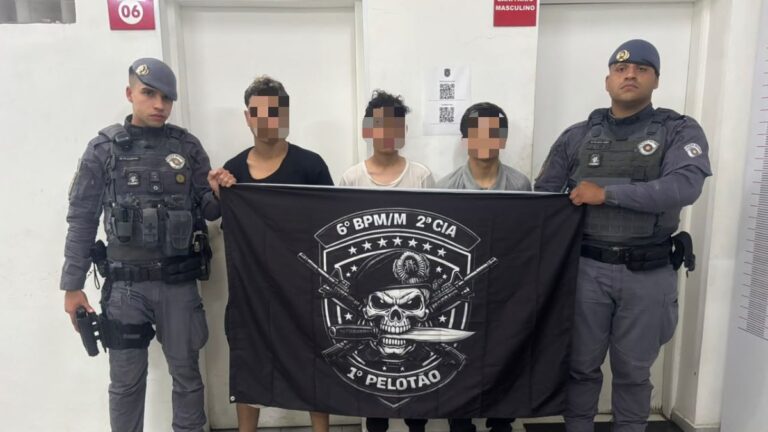 PM prende três envolvidos em roubo a motorista de aplicativo e recupera veículo em São Bernardo