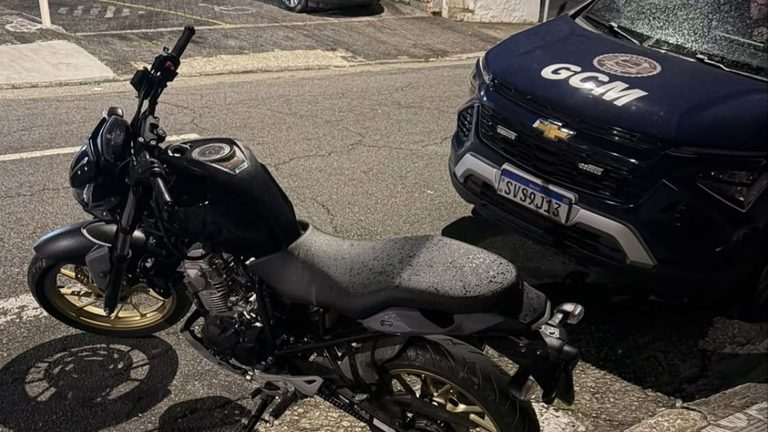 GCM de Mauá recupera motocicleta furtada no Jardim Oratório