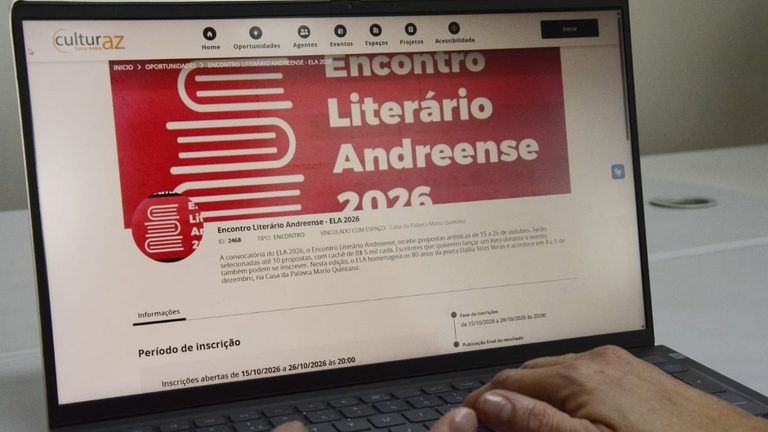 Santo André abre inscrições para interessados em compor programação do Encontro Literário Andreense